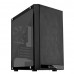 SilverStone PS15B-G Precision mATX Black Mini Tower Case with Black Tempered Glass